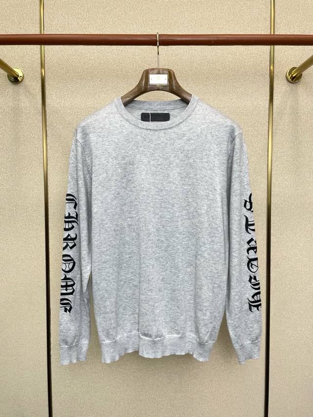 Chrome Hearts' latest and most fashionable embroidered sweater, a must-have item