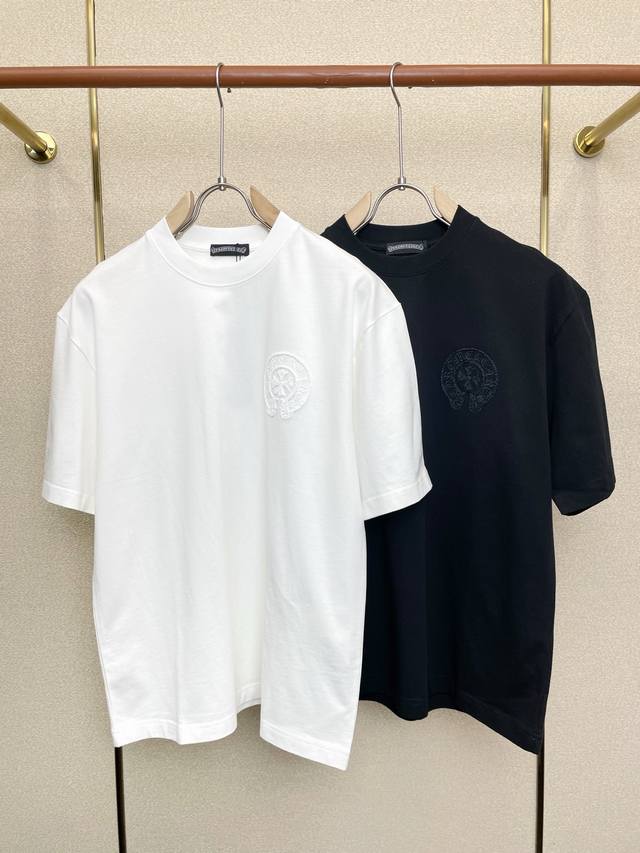 Chrome Hearts' latest men's casual short-sleeved shirt, a high-end custom-made,