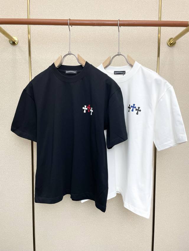 Chrome Hearts' latest men's casual short-sleeved shirt, a high-end custom-made,