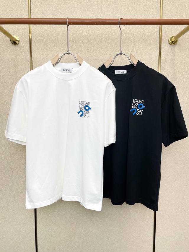 Loewe's latest men's casual short-sleeved shirt, a high-end custom-made, fashion