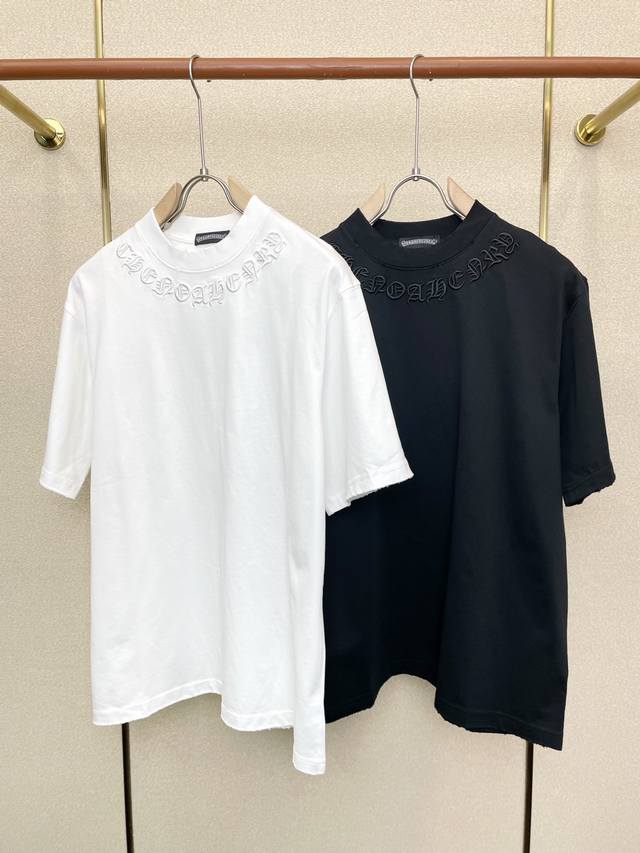Chrome Hearts' latest men's casual short-sleeved shirt, a high-end custom-made,