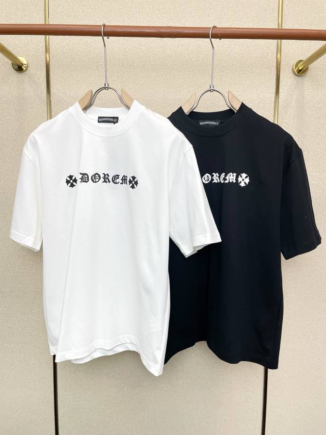 Chrome Hearts' latest men's casual short-sleeved shirt, a high-end custom-made,