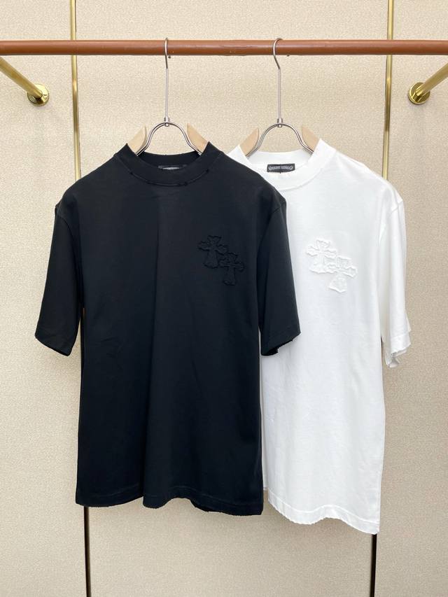 Chrome Hearts' latest men's casual short-sleeved shirt, a high-end custom-made,