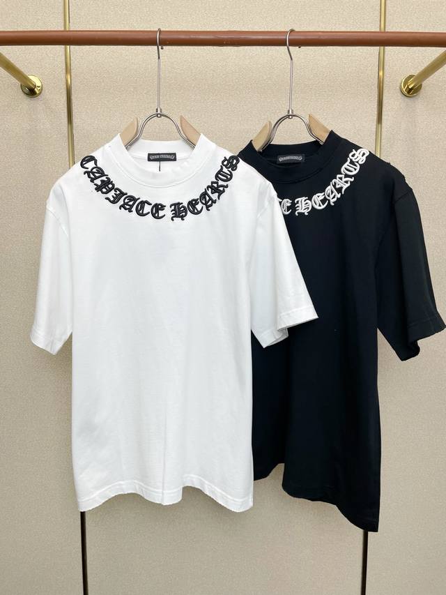Chrome Hearts' latest men's casual short-sleeved shirt, a high-end custom-made,