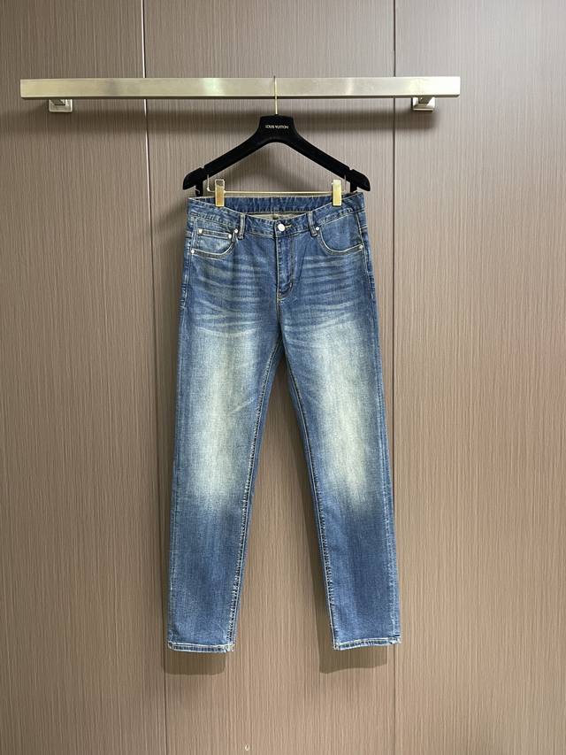 Hermes logo multi-wash denim jeans. The style and cut speak for themselves; they