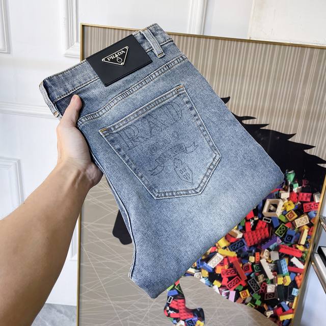 Prada 2026 Spring/Summer Year of the Horse Hot Selling Jeans. 1:1 replica of the