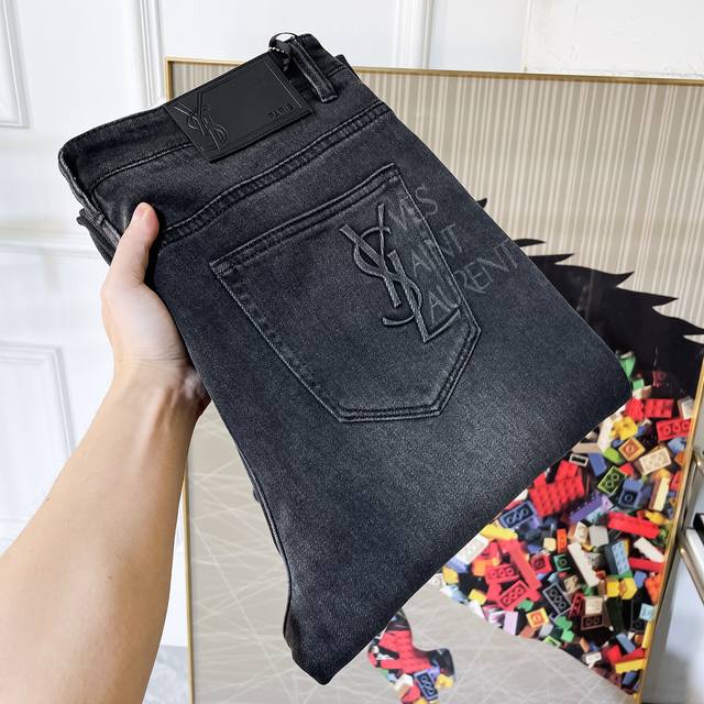 YSL 2026 Spring/Summer Bestselling Jeans. 1:1 replica of the original, a perfect