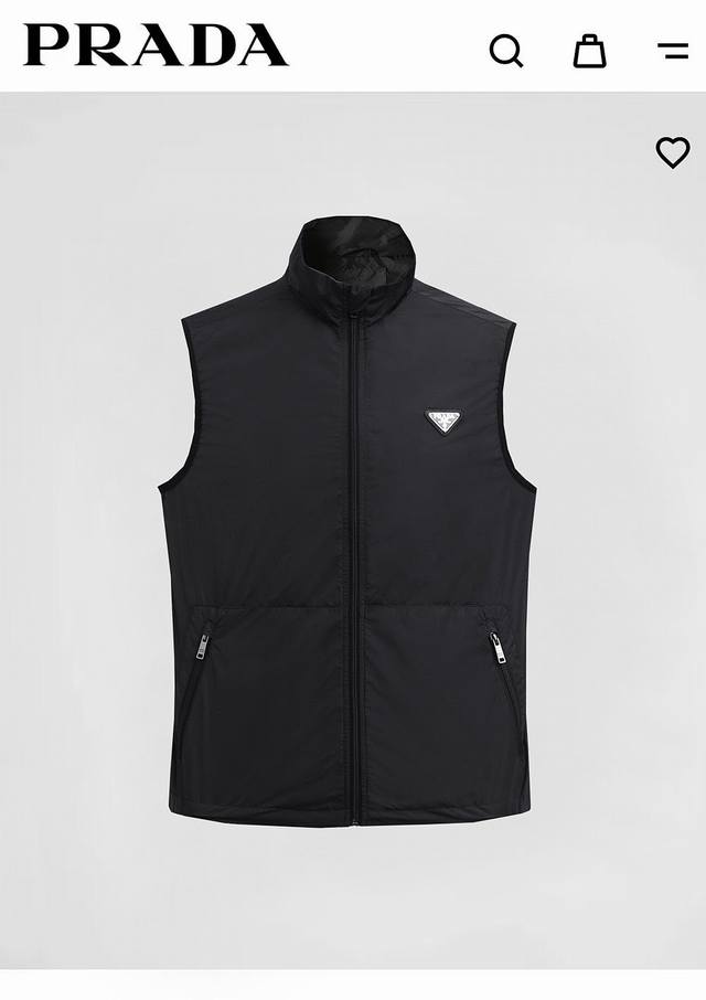 Prada Classic Stand-up Collar Vest Speaking of Prada, everyone is familiar with
