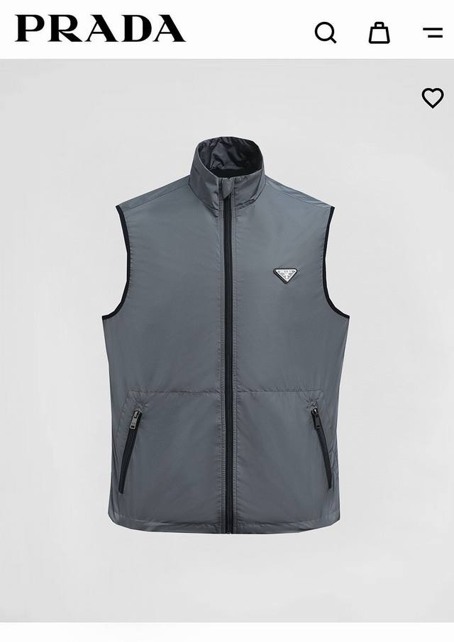 Prada Classic Stand-up Collar Vest Speaking of Prada, everyone is familiar with