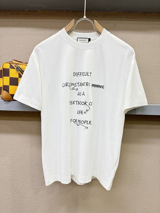 Gucci 2026 New Arrival Short-Sleeve T-Shirt, Top Quality! Original Custom Fabric