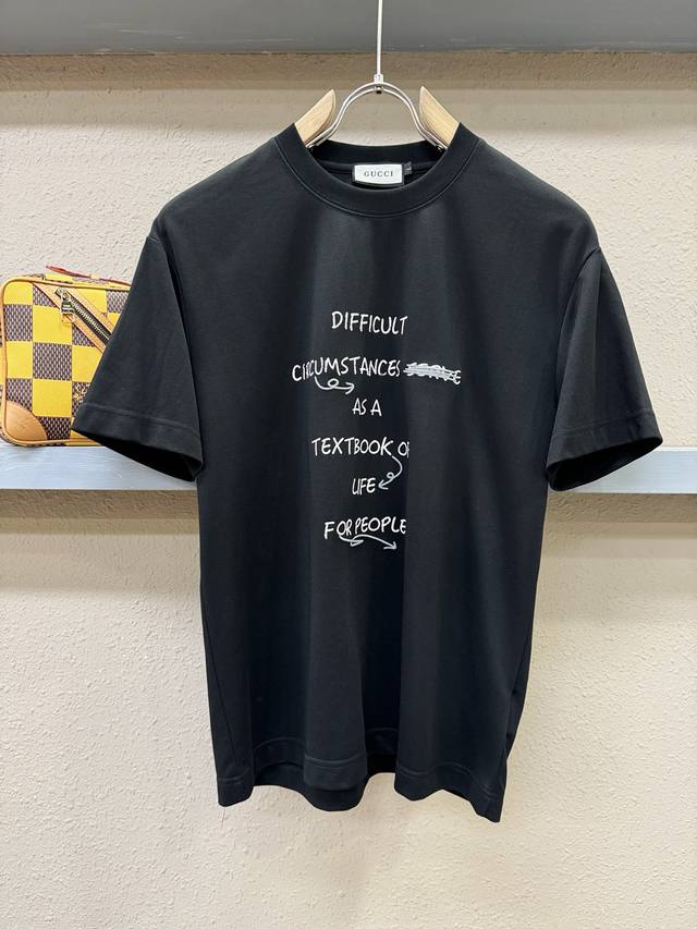 Gucci 2026 New Arrival Short-Sleeve T-Shirt, Top Quality! Original Custom Fabric