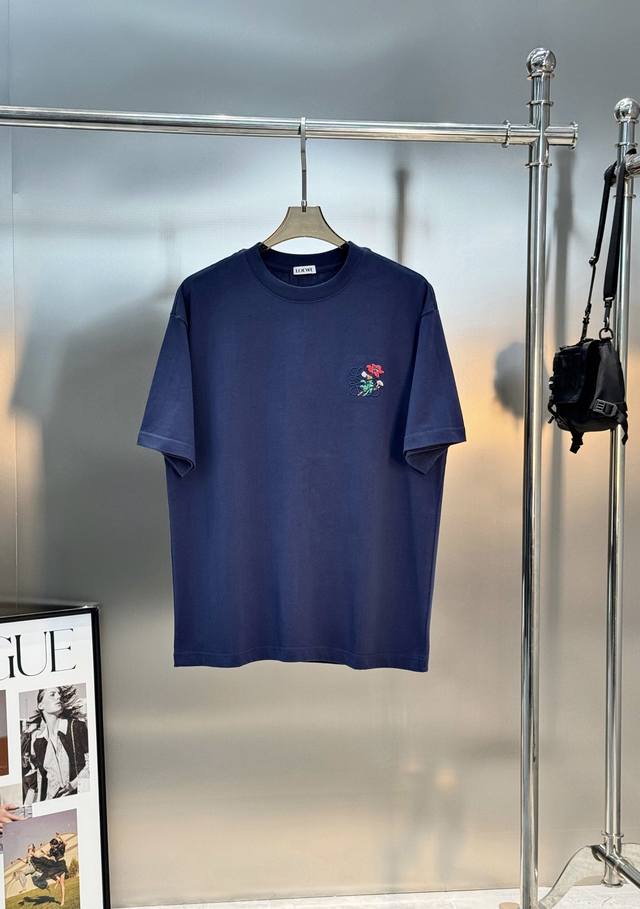 Loewe 26S New Embroidered T-Shirt. Unisex design featuring the brand's iconic An