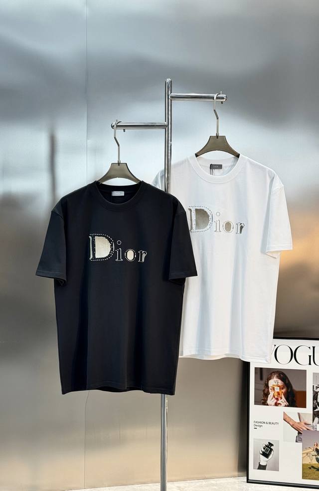 Dior 26S New Trendy T-Shirt, made of high-quality cotton, soft and breathable, s