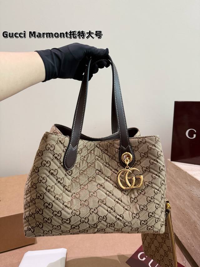 Original Gucci Softmarmont Tote Bag | Large and Small Sizes Gucci Softmarmont To