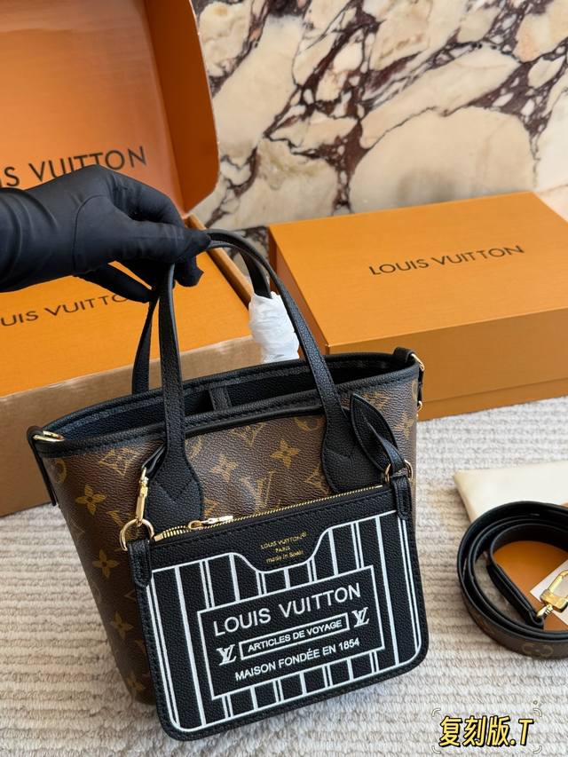 配全套包装 Lv新款超迷你Neverfull Bb高级 超Mini尺寸轻盈便携~却不失优雅气质