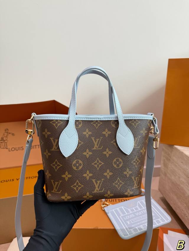 Lv新款超迷你Neverfull Bb又奶又高级 超Mini尺寸轻盈便携~却不失优雅气质