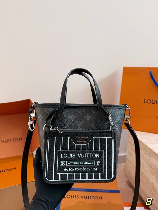 Lv新款超迷你Neverfull Bb又奶又高级 超Mini尺寸轻盈便携~却不失优雅气质