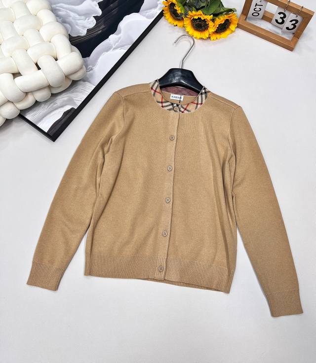 Burberry wool blend Zp design, close-fitting, soft, slimming, versatile, retro,