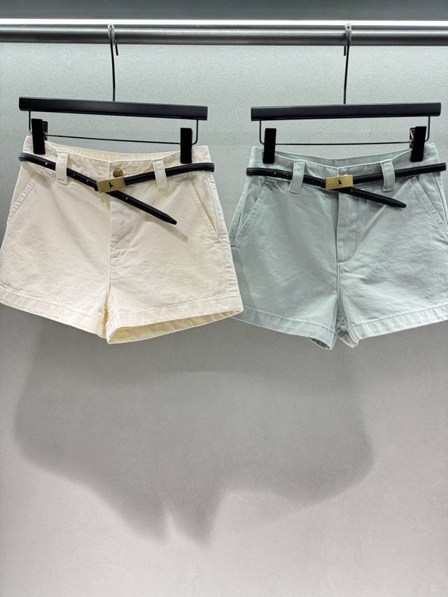 2690 Spring & Summer DDD! Ralph Pony Logo Belt Shorts. The included black thin b