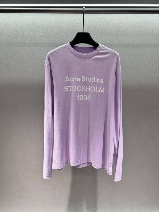 2690 Spring & Summer ! Acn*, long-sleeved T-shirt, soft cotton fabric, feels lik