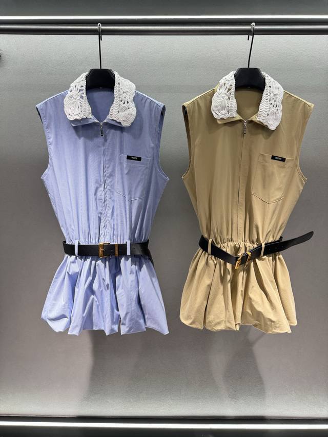 2690 Spring&Summer DDD! Lacer*Ta, a preppy style lace waist-cinching dress. feat