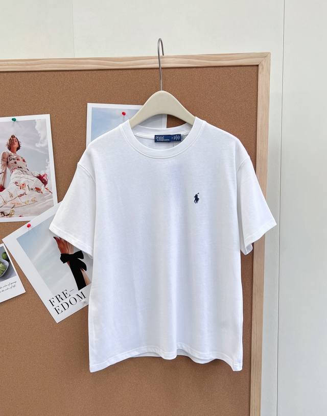 Ralph Lauren 2026 Ss Latest Polo-Rl Plain Weave Short-Sleeve T-Shirt. Classic si