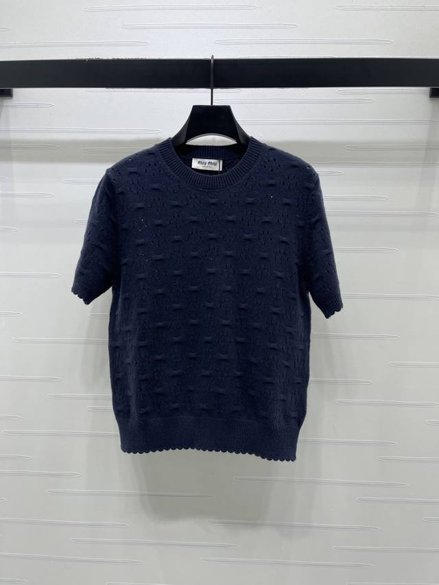 New Arrival! High-Quality Original Miu Mi* 2026 Early Spring Collection! Hollow-