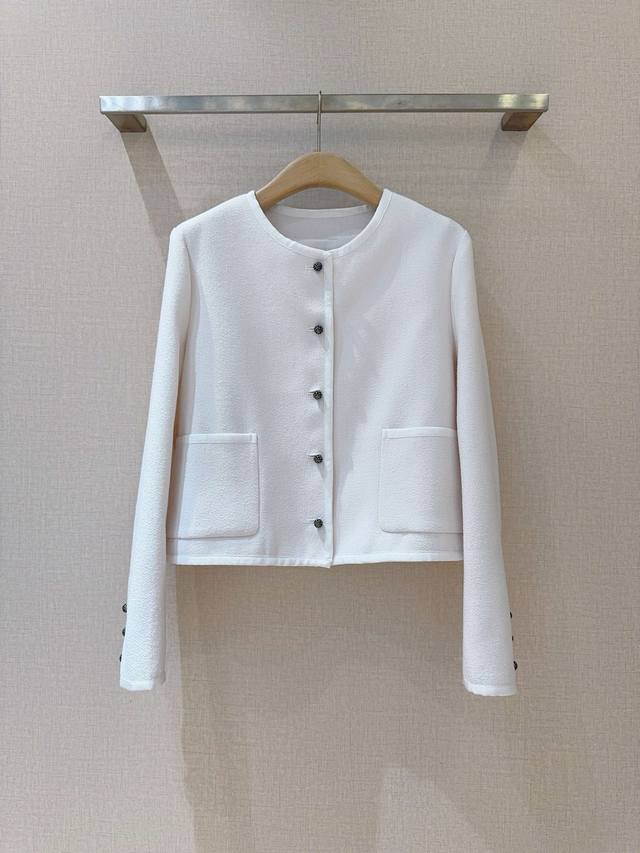 D's new autumn/winter arrival~ Chanel-inspired jacket, short design, round neck,