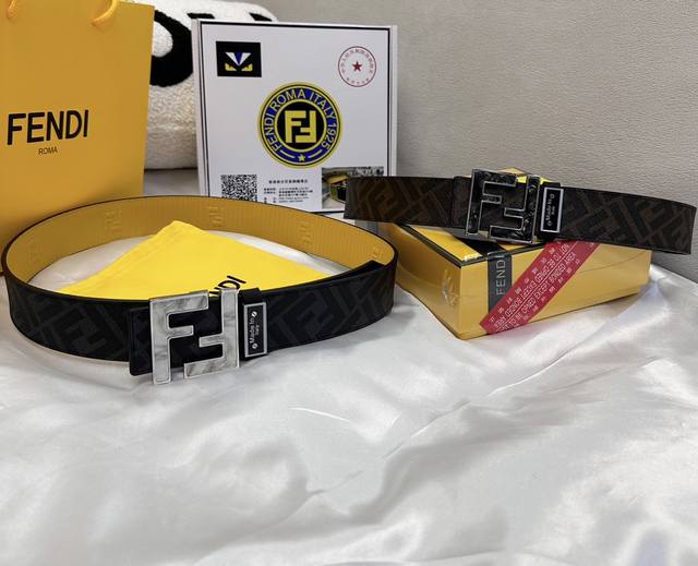 Belt: Fendi. Top-tier original replica. Belt: 100% top-grain cowhide, guaranteed