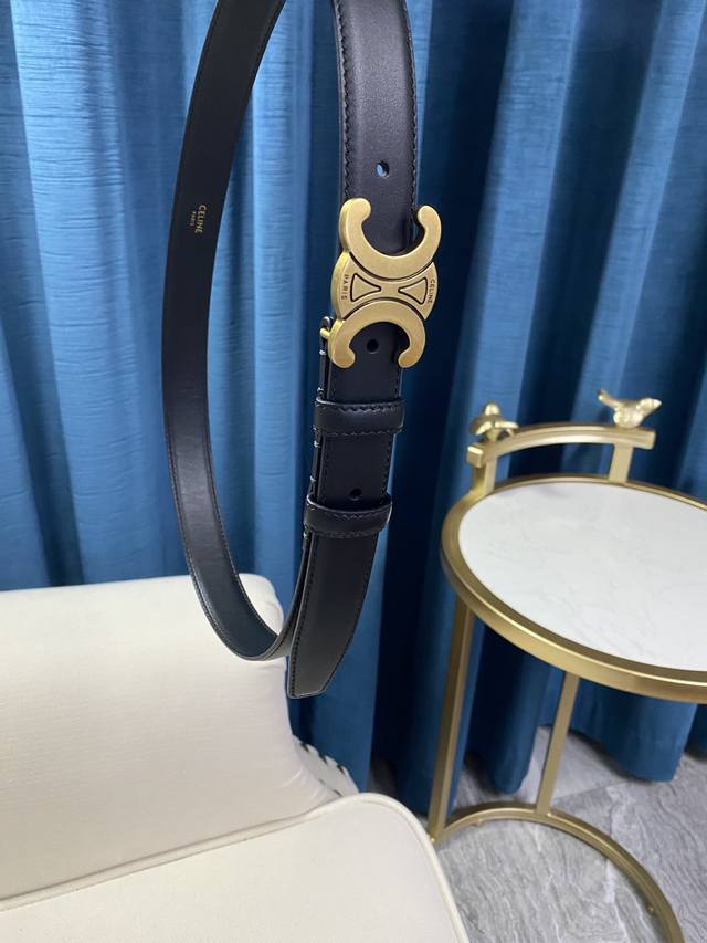 Celine women's belt series. Size 25mm. Arc de Triomphe series with complete gift Celine women's belt series. Size 25mm. Arc de Triomphe series with complete gift