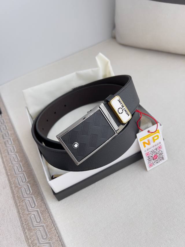 Product Name: Montblanc Original Single Belt/Leather Bag Model: Hook, New Origin