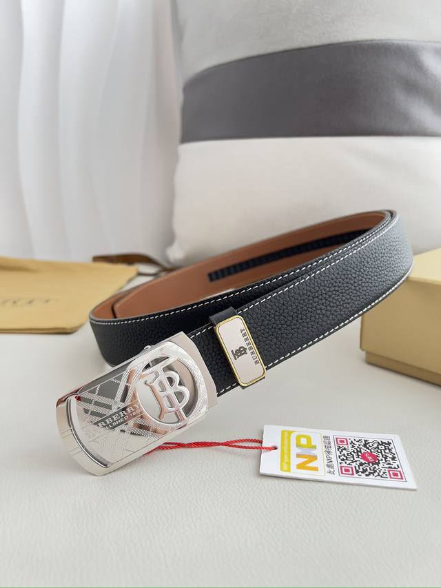 Product Name: Burberry Automatic Belt Model: Automatic buckle, pure steel automa Product Name: Burberry Automatic Belt Model: Automatic buckle, pure steel automa