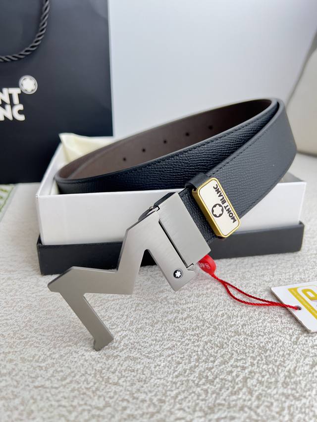 Product Name: Montblanc Original Single Belt/Leather Bag Model: Hook, New Origin