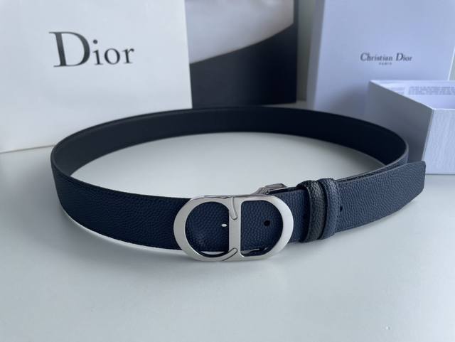 Product from -- Dior French Men's Belt, 3.5cm width, boutique style stainless st