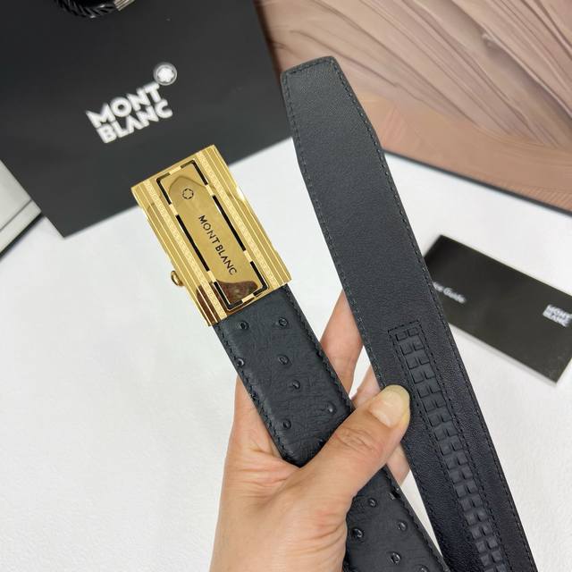 Brand: Montblanc new imported calfskin leather, with a delicate and soft feel. P