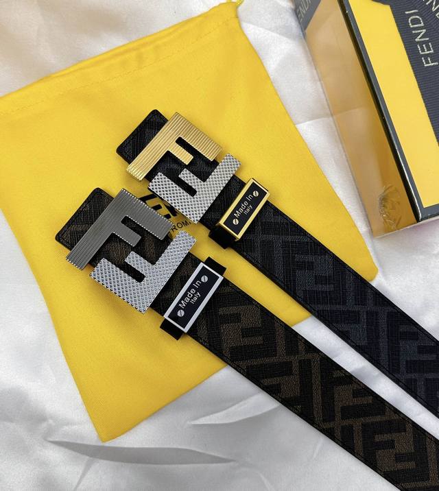 Belt: Fendi. Top-tier original replica. Belt: 100% top-grain cowhide, guaranteed