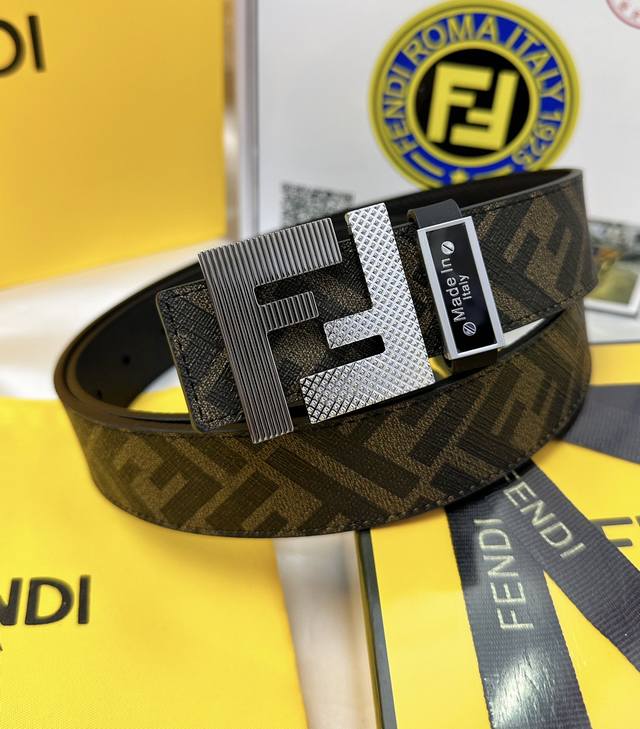 Belt: Fendi. Top-tier original replica. Belt: 100% top-grain cowhide, guaranteed
