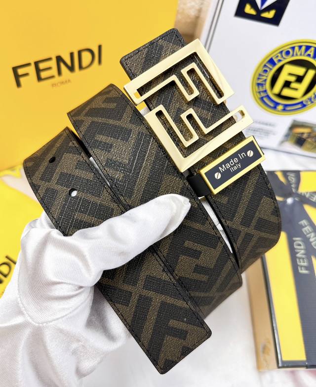 Belt: Fendi. Top-tier original replica. Belt: 100% top-grain cowhide, guaranteed
