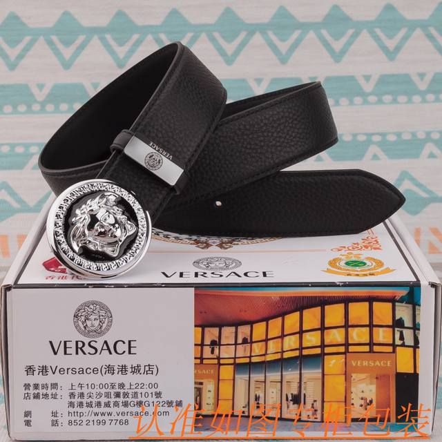 Product Name: Versace Belt (OriginalMaterial: 100% top-grain cowhide leather bel