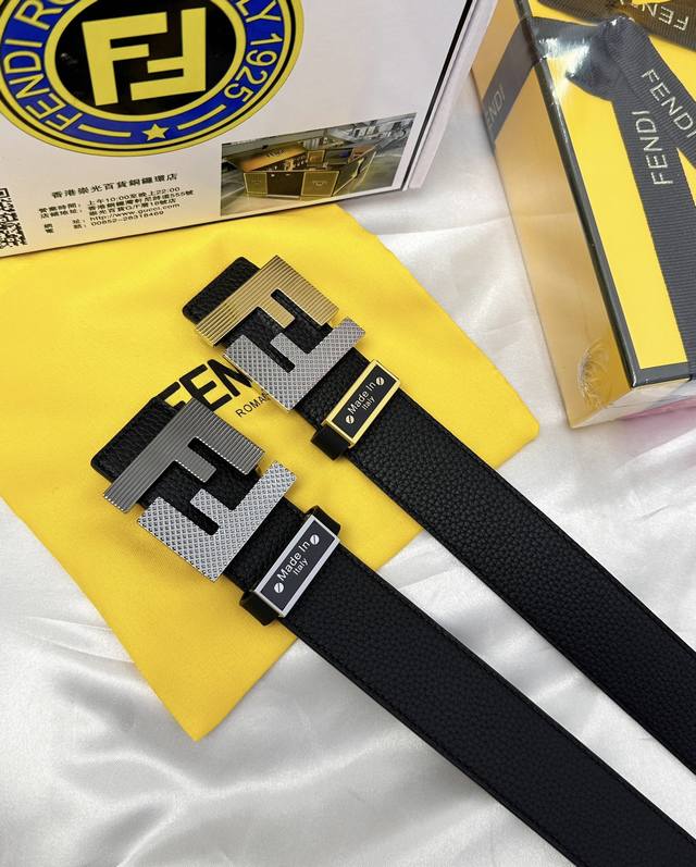 Belt: Fendi. Top-tier original replica. Belt: 100% top-grain cowhide, guaranteed