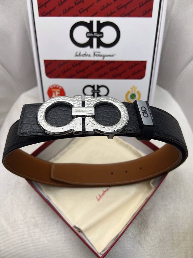 Product Name: Ferragamo Original Belt Material: 100% top-grain cowhide with elep