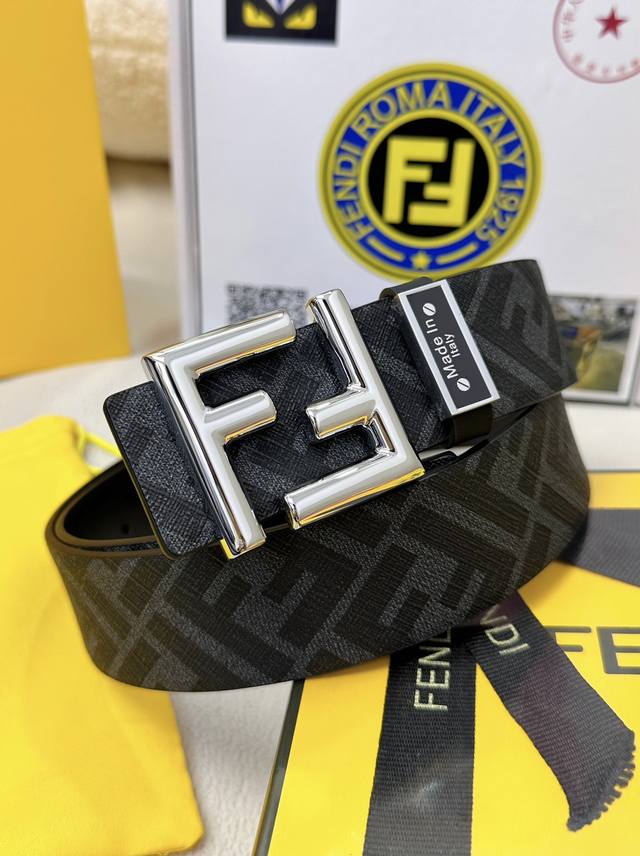 Belt: Fendi. Top-tier original replica. Belt: 100% top-grain cowhide, guaranteed