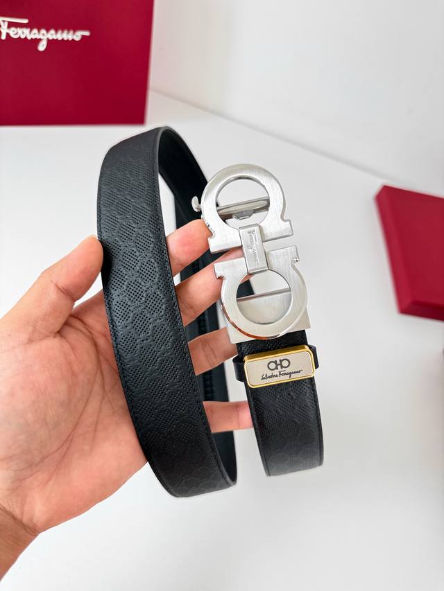 Product Name: Ferragamo Automatic Belt Model: Automatic buckle, pure steel autom