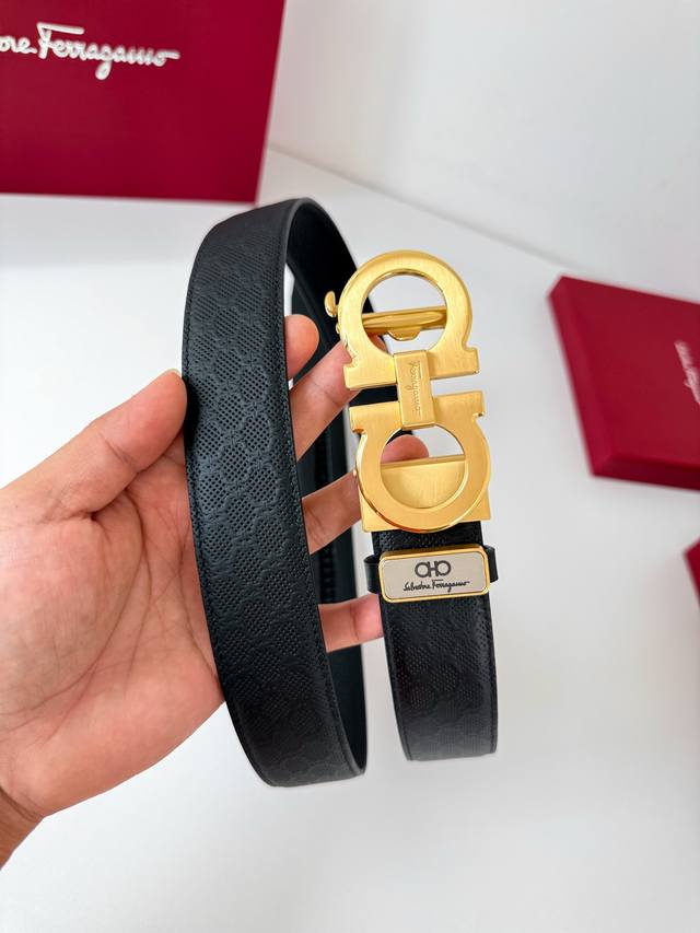 Product Name: Ferragamo Automatic Belt Model: Automatic buckle, pure steel autom