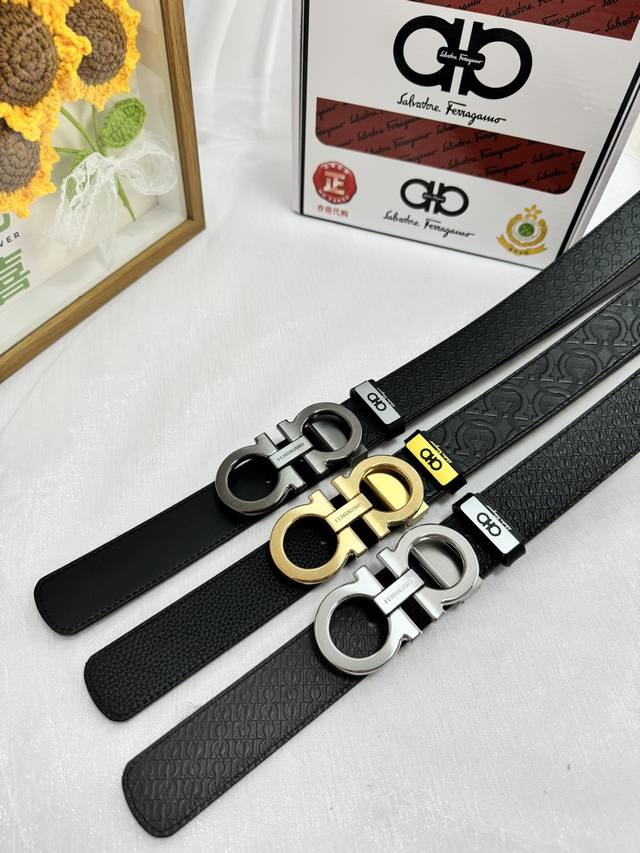 Product Name: Ferragamo Original Belt Material: 100% top-grain cowhide belt, gua