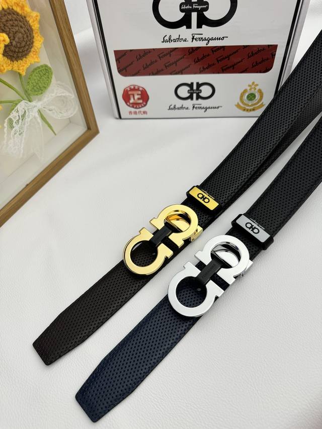 Product Name: Ferragamo Original Belt Material: 100% top-grain cowhide belt, gua
