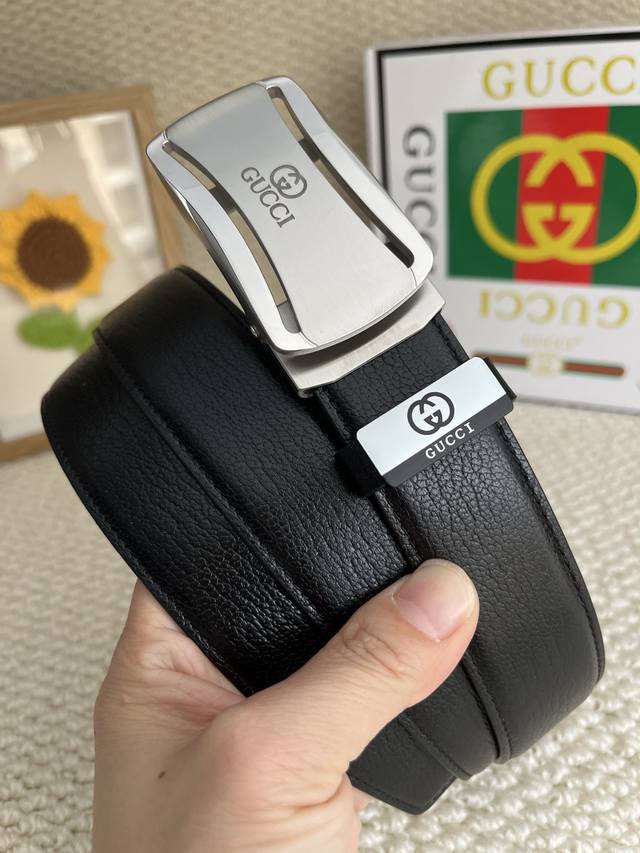 Product Name: Gucci Automatic Leather Belt Material: Original cowhide leather be