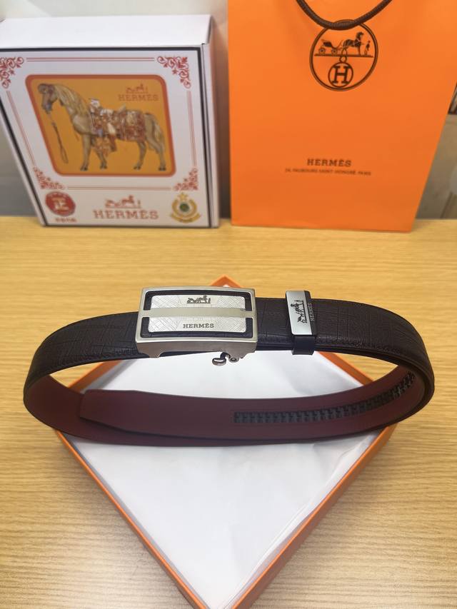 Product Name: Hermes Automatic Buckle Belt Model: Automatic buckle, classic auto