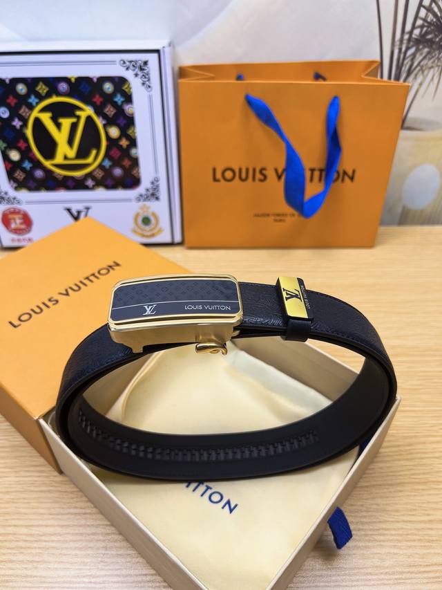 Product Name: Louis Vuitton Belt Original Automatic Buckle Model: Automatic buck