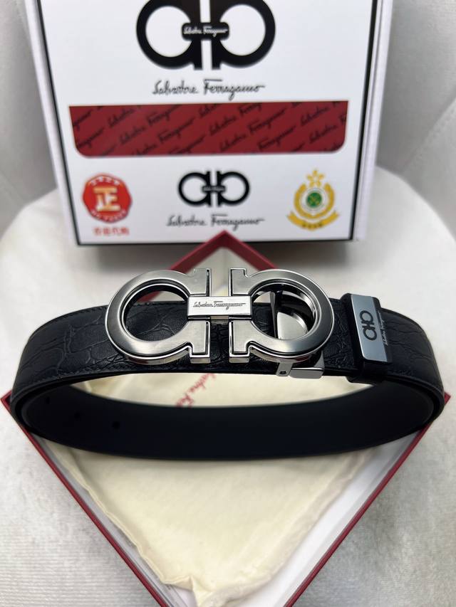 Product Name: Ferragamo Original Belt Material: 100% top-grain cowhide belt with